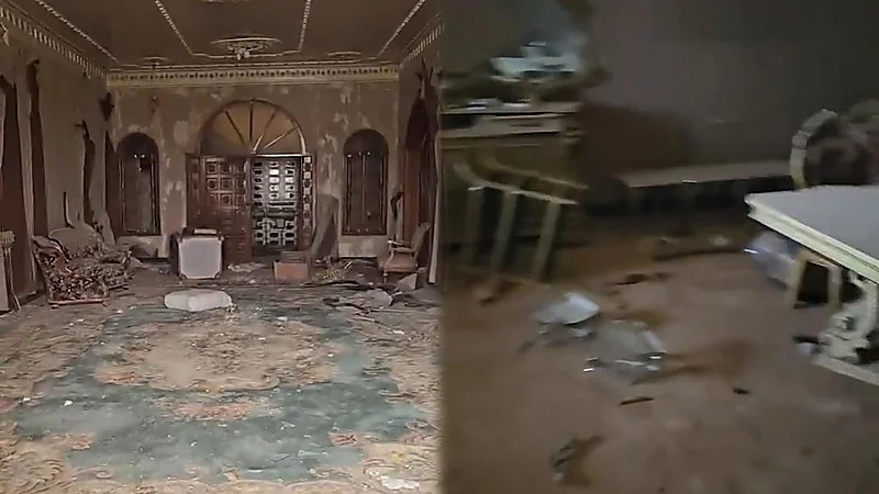 لقطات لقصر مهجور في الرس تثير الريبة.. فيديو