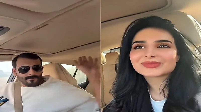 رد فعل صالحة القحطاني بعد تعرضها للضرب من زوجها.. فيديو