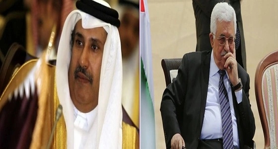 رغم كشف عباس لخطة قطر " الصهيوإخوانية " ..حمد بن جاسم يواصل التلون