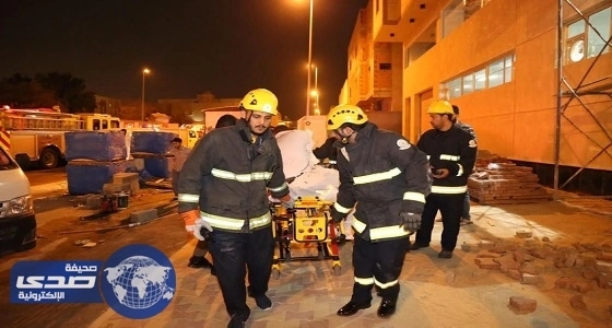 إنقاذ يد عامل احتجزت بمكينة عجين بإحدى مخابز شرائع مكة