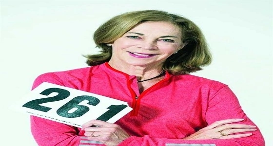 للمرة الأولى عداءة سبعينية تشارك بماراثون لندن