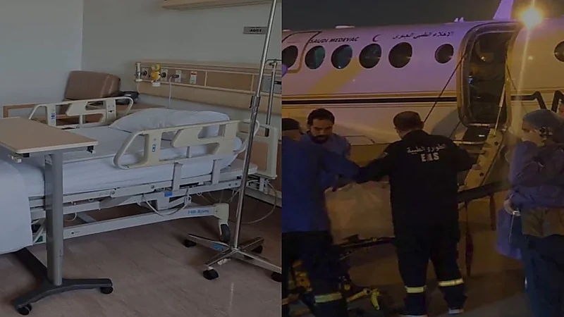 إخلاء جوي ينقل مريضة يمنية من حفر الباطن إلى الدمام.. فيديو