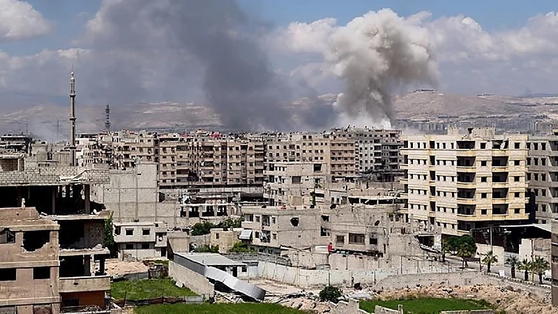 هجوم بأسلحة رشاشة يصيب مدنيين وشرطيين بسوريا