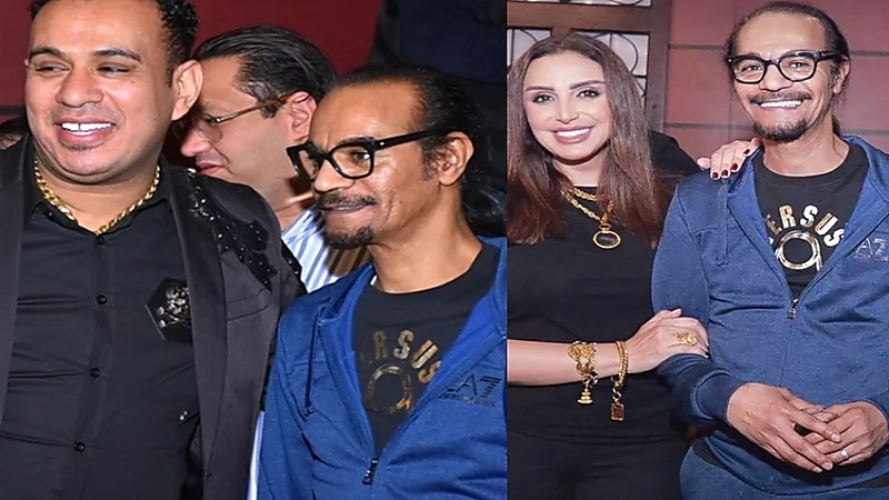 صور..أنغام ونجوم الموسيقى في ضيافة رابح صقر بالقاهرة