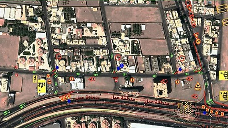 مرور حائل يعلن تحويل حركة السير بتقاطع الملك فيصل
