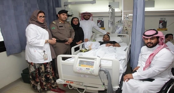 " نجم " تقوم بزيارات إنسانية للمرضى المتضررين من الحوادث المرورية