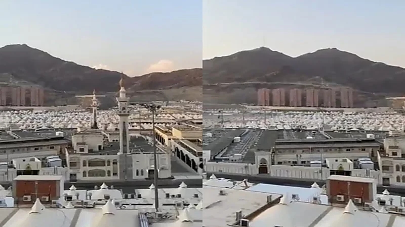 مدينة الخيام البيضاء "منى" تتحول إلى خلية نحل لتهيئة المخيمات لضيوف الرحمن (فيديو)