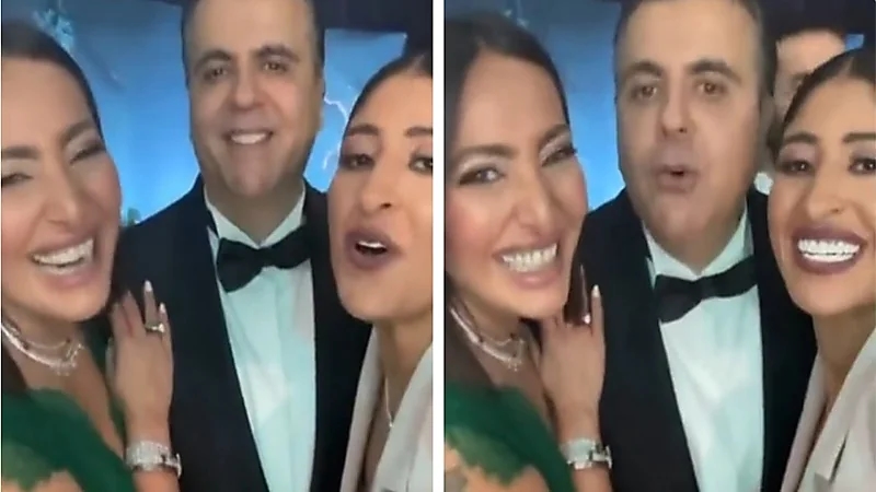 شاهد.. ظهور لافت لشجون الهاجري وفاطمة الصفي في حفل زفاف ابنة جمال سنان