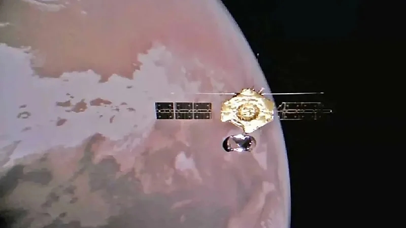 المسبار الصيني يرسل صور من كوكب المريخ