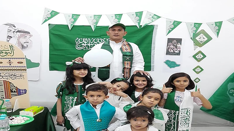 المالكي يحتفل مع عائلتة باليوم الوطني .. صور