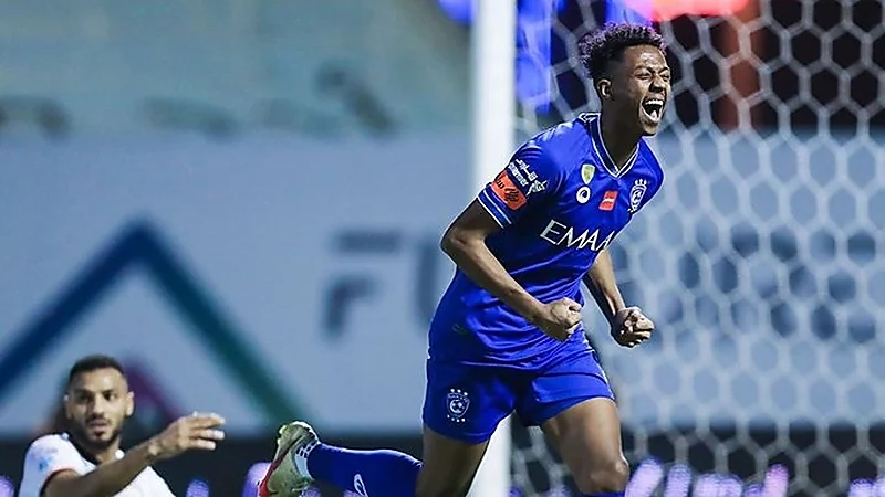 اختيار ناصر الدوسري كأفضل لاعب واعد في نصف نهائي أبطال آسيا