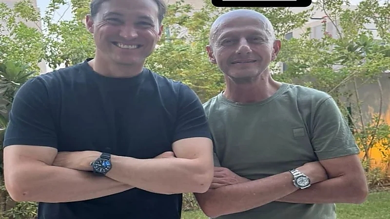 مالك نادي الخلود بن هاربورغ رفقة كالزادا: أقدم أصدقائي وأحدث خصومي.. صورة