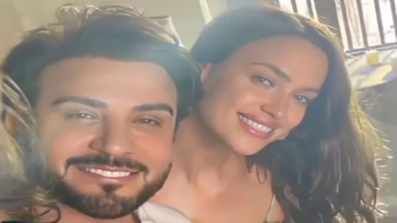 ماجد المهندس يظهر بملامح مختلفة مع ايرينا شايك