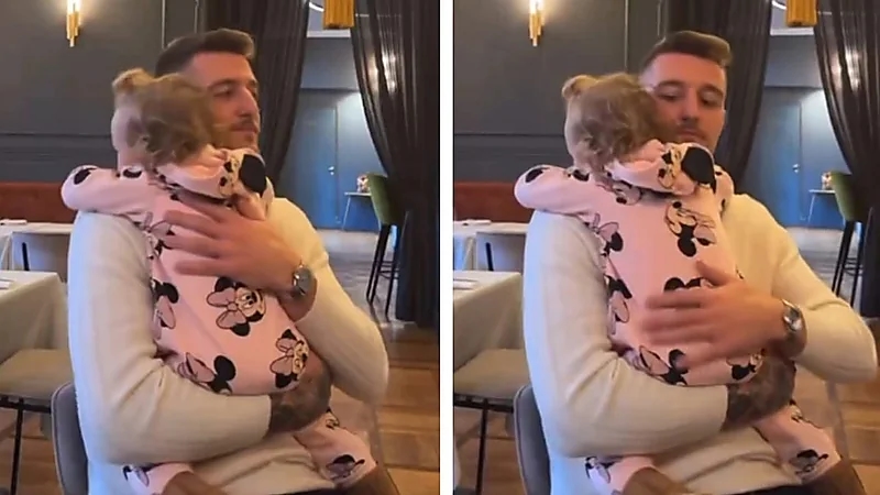 لحظات دافئة لـ سافيتش برفقة ابنته .. فيديو