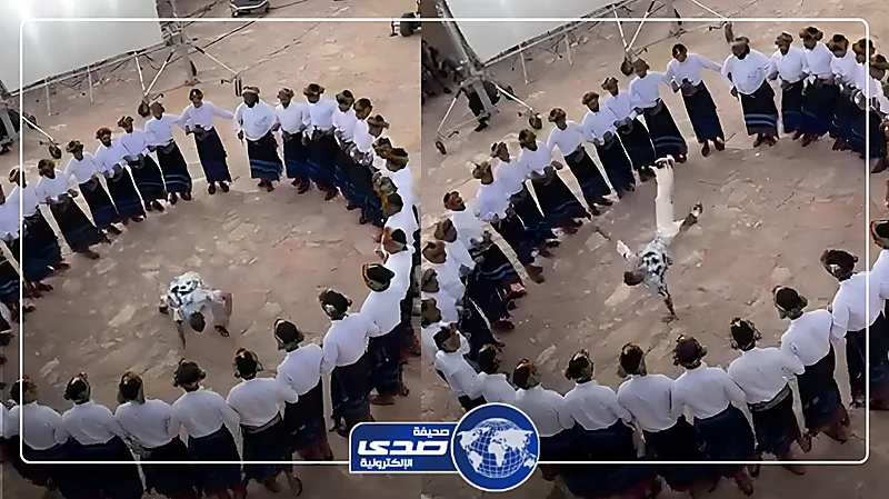 ردة فعل سائح أجنبي مع ترحيب مواطنون به بمنتزه الحبلة بعسير.. فيديو