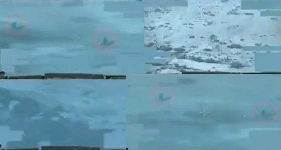 بالفيديو.. " التحالف " يستعرض لقطات من تدمير مواقع الحوثيين