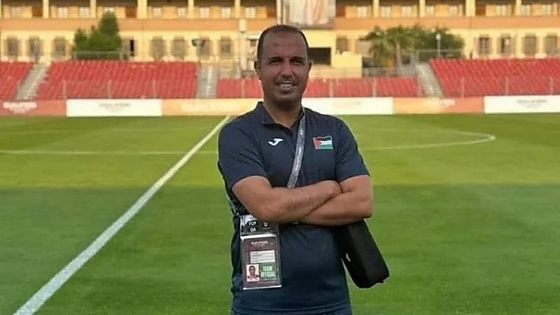 استشهاد مدرب منتخب فلسطين الأولمبي جراء قصف إسرائيلي
