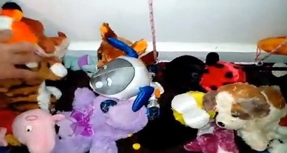 بالفيديو.. أب يعثر على أفعى وسط ألعاب ابنته