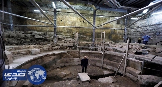 بالصور.. إسرائيل تزعم العثور على هيكل مسرح في البلدة القديمة بالقدس