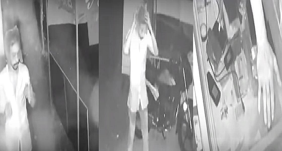 بالفيديو.. " أغرب وسيلة للتخفي " يستخدمها لص لسرقة متجر هواتف محمولة