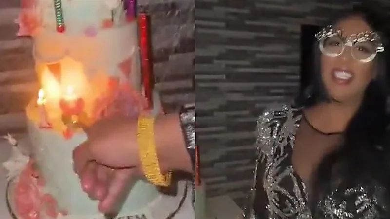 ريم البلوشي تحتفل بعيد ميلادها الـ 18 .. فيديو