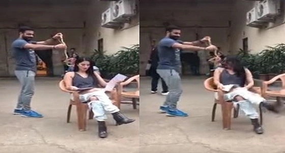 بالفيديو.. رد فعل صادم لفتاة حسناء نفذ شقيقها بها مقلب مرعب