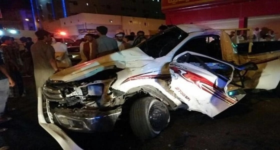 إصابة 5 أشخاص في حادث مروري بالطائف