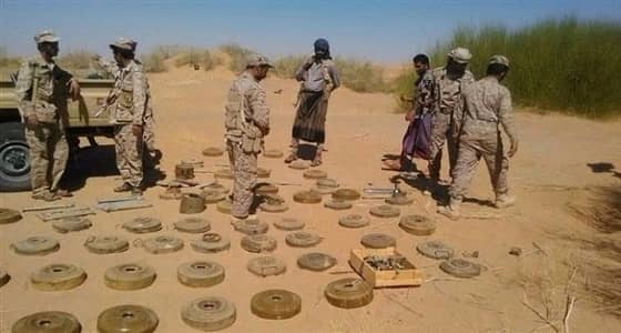 إحصائية تقديرية لعدد الألغام التي زرعتها ميليشيات الحوثي منذ بدء الحرب