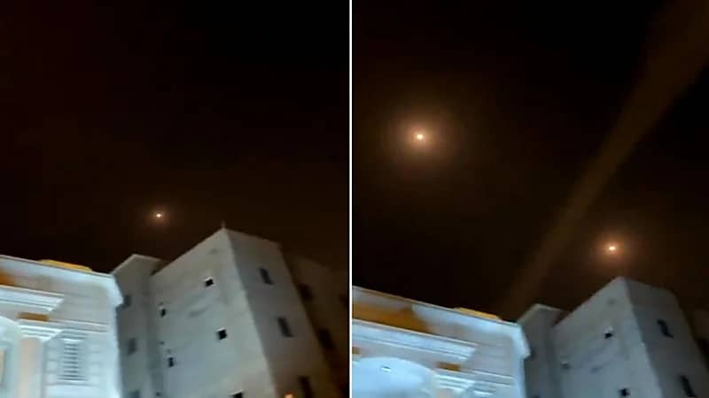 شاهد.. اعتراض صاروخين بالستيين أطلقتهما مليشيا الحوثي تجاه الظهران