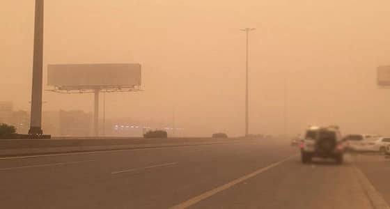 الأرصاد: العوالق الترابية تحد من الرؤية في حائل