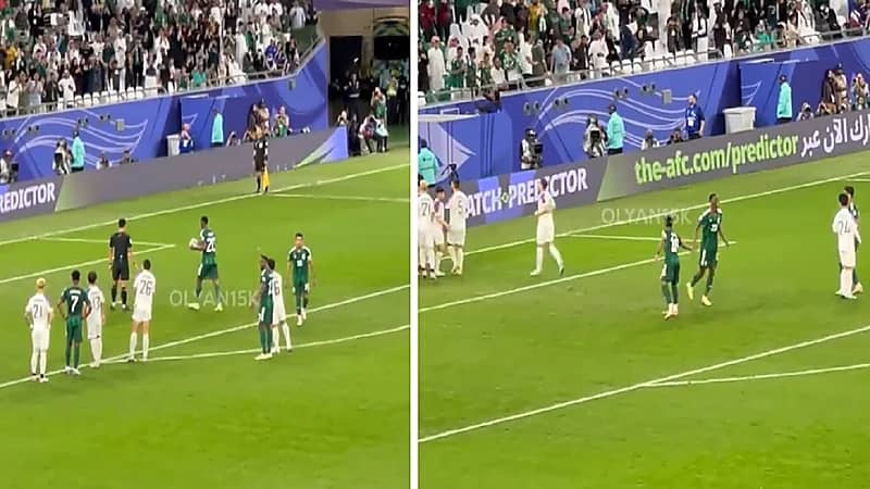 ردة فعل سالم الدوسري تجاه رديف بعد ضياع ضربة الجزاء .. فيديو