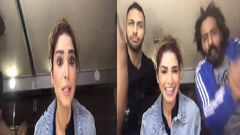 بالفيديو .. روجينا ترقص في كواليس مسلسلها الجديد