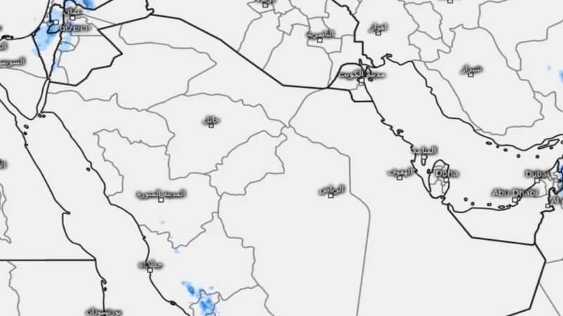 المسند: تشكل سحب ممطرة على مرتفعات جازان وعسير