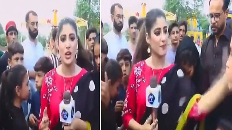 بالفيديو .. مذيعة تصفع مراهق على وجهه