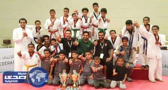 تايكوندو الفرع بالحريق يتصدر الترتيب العام في الجولة الأولى