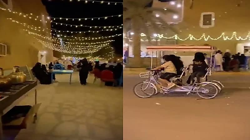 بالفيديو.. أهالي قرية روضة سدير تحيى ذكريات ليالي الحزم