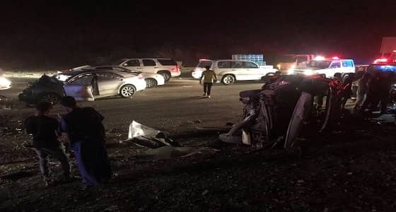حادث شنيع يخلف وفاه وإصابتين بملف الدقن بالمخواه