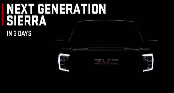 صورة تشويقية لـ " جي ام سي سييرا " قبل ظهورها في جنيف