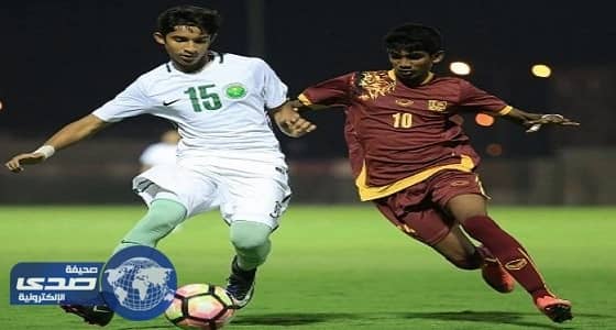 الأخضر يكسب سريلانكا بعشرة أهداف نظيفة بتصفيات آسيا للناشئين