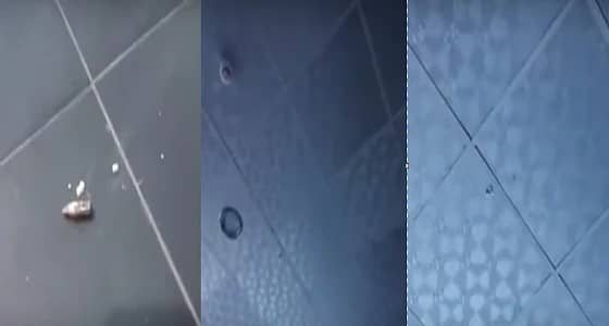 بالفيديو.. رصاصة طائشة تثير الذعر بصالة رياضية في نجران