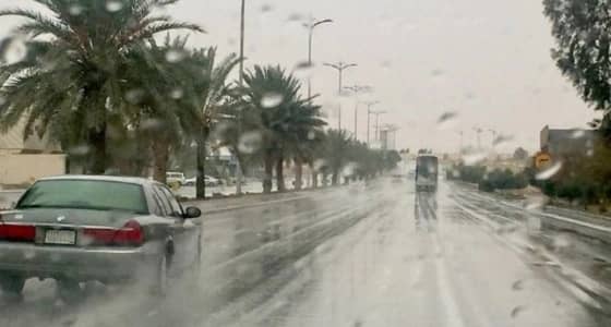 هطول أمطار على الجوف