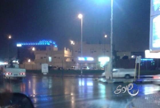 هطول أمطار على الجوف