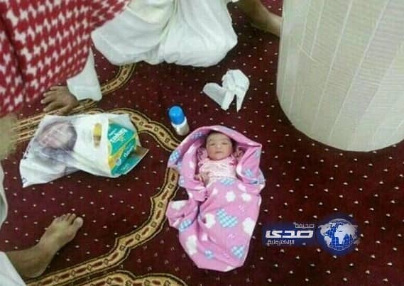 امام مسجد يعثر على لقيطة في العرضية 