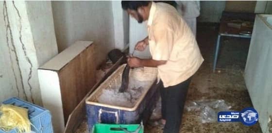 بلدية صامطة تصادر وتتلف 5 أطنان من الأسماك الفاسدة