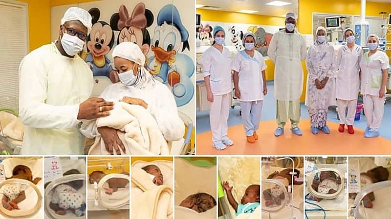 منجبة التوائم الـ 9: أطفالي بخير ويستهلكون 100 حفاض يوميا