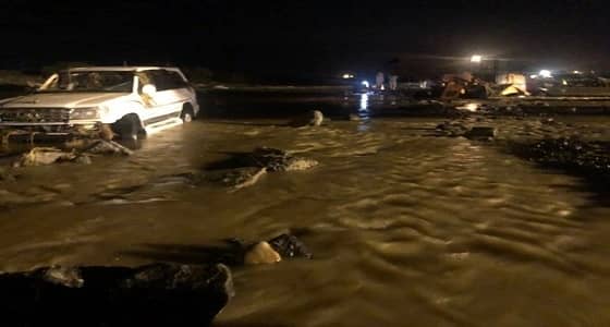 بالصور..استمرار البحث عن مفقودي وادي قنونا