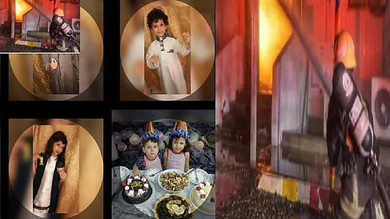 مقيم فلسطيني يودع زوجته وأبناءه بعد وفاتهم في حريق جدة: "أصبحت وحيدًا"