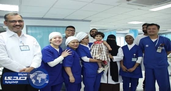 ⁠⁠⁠⁠⁠انهاء معاناة طفلة حرمت من التنفس بسعود الطبية