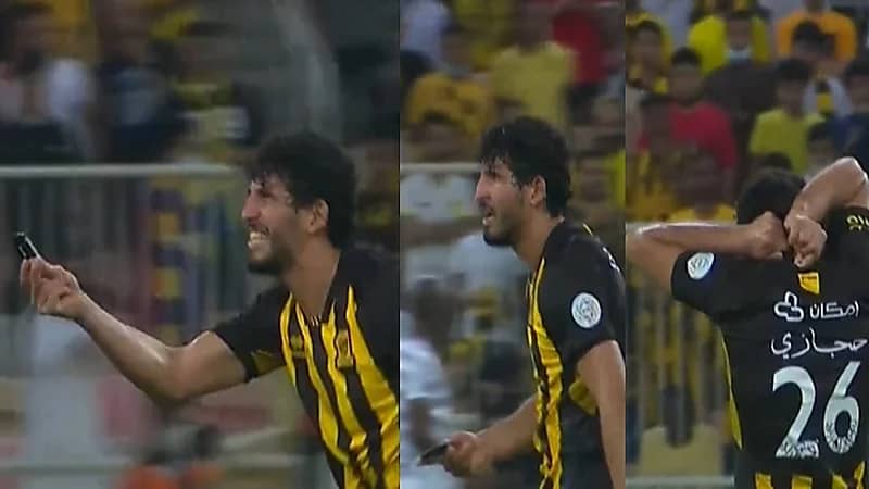 شاهد..لحظة انفعال حجازي وسط الملعب بسبب الـ "جي بي إس"