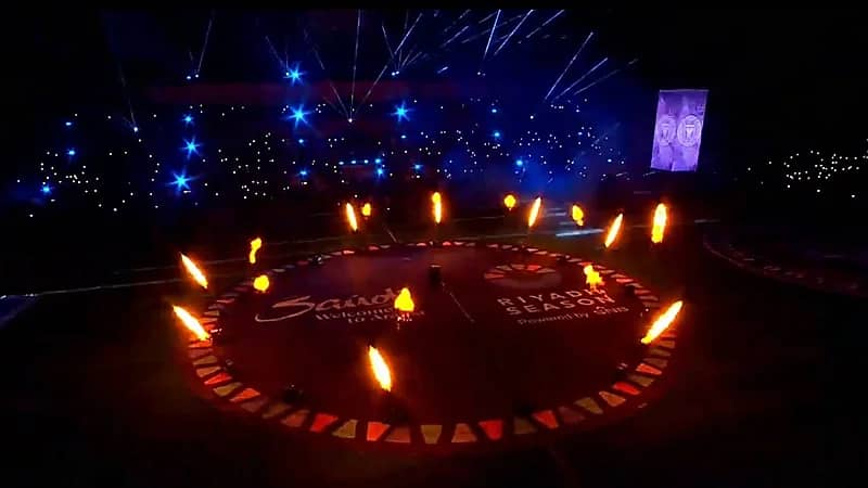 لقطات من حفل افتتاح ملعب المملكة أرينا .. فيديو